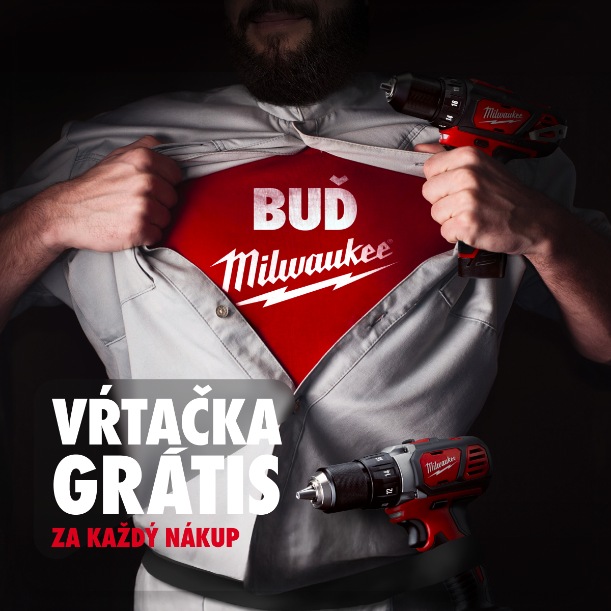 Vŕtačka grátis